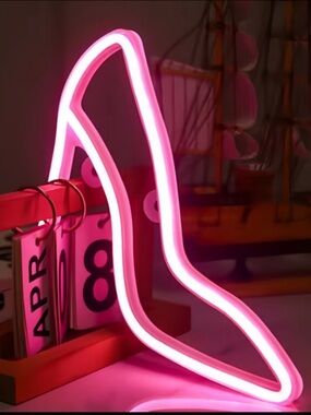 Pink Heel Neon Light